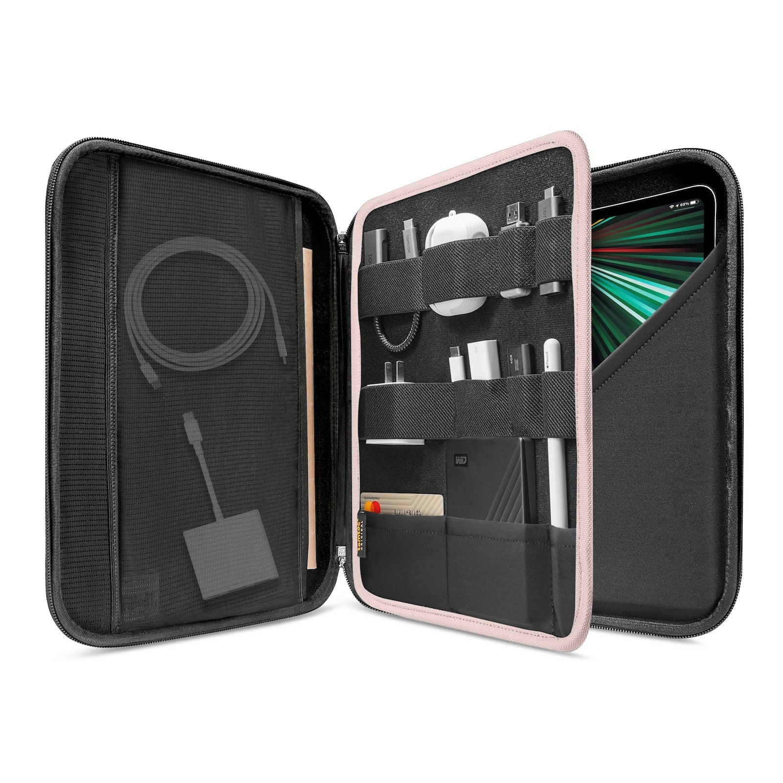 Tomtoc A06-004P01 - B06B1P1 Fancy Case-A06 12.9" Sakura iPad Kılıfı