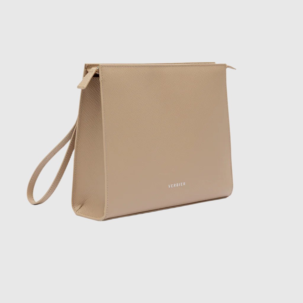 MONOLITH CLUTCH BAG - Natural