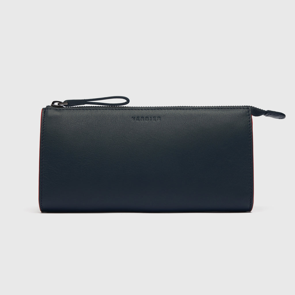 Essentials Bag - Navy & Red