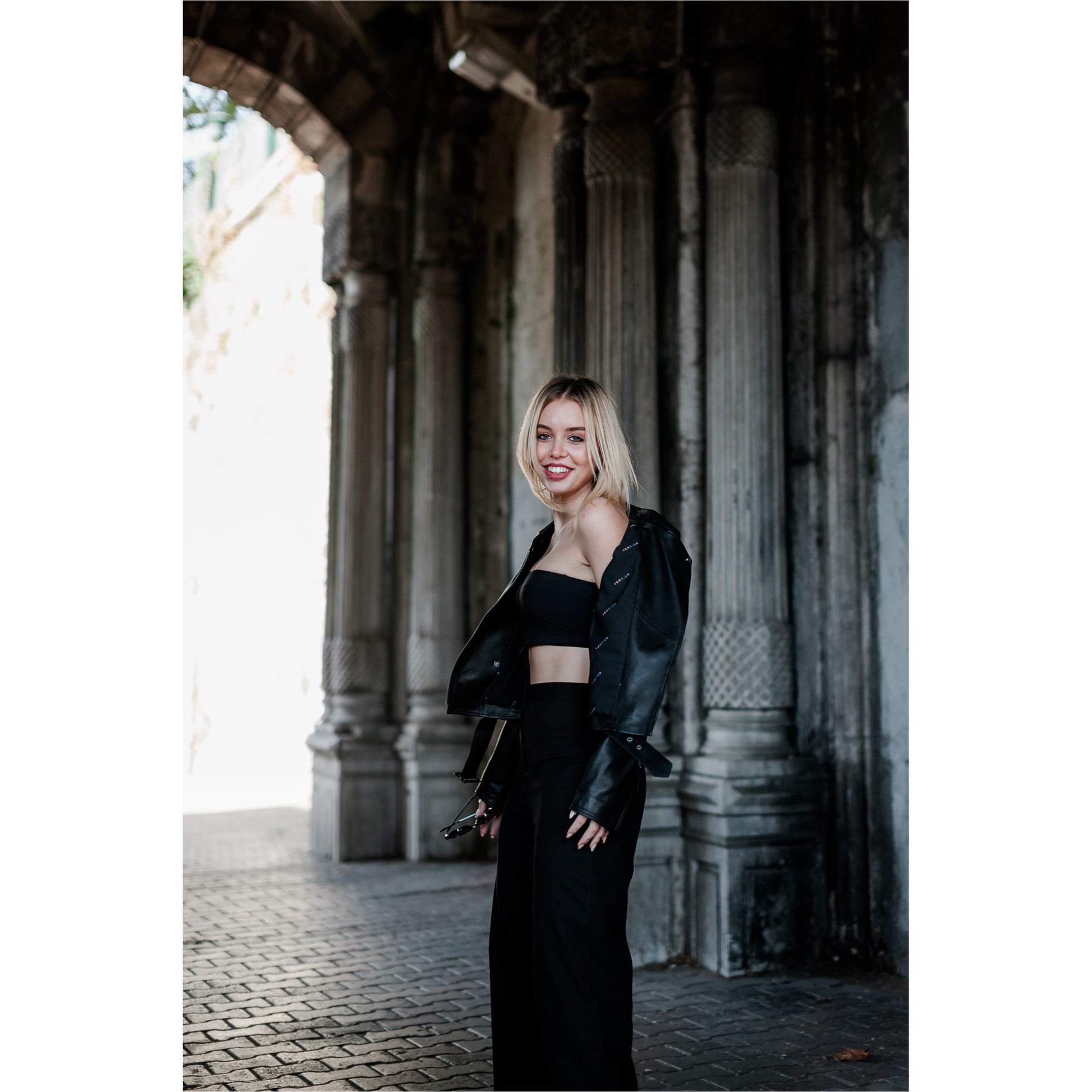 Bıker Women's Leather Jacket