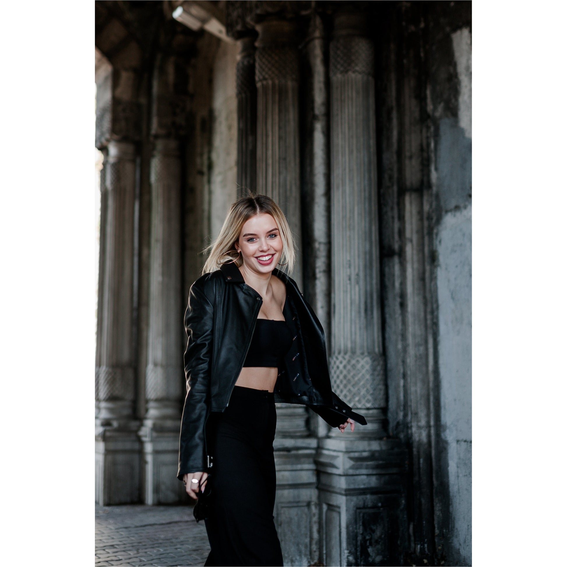 Bıker Women's Leather Jacket