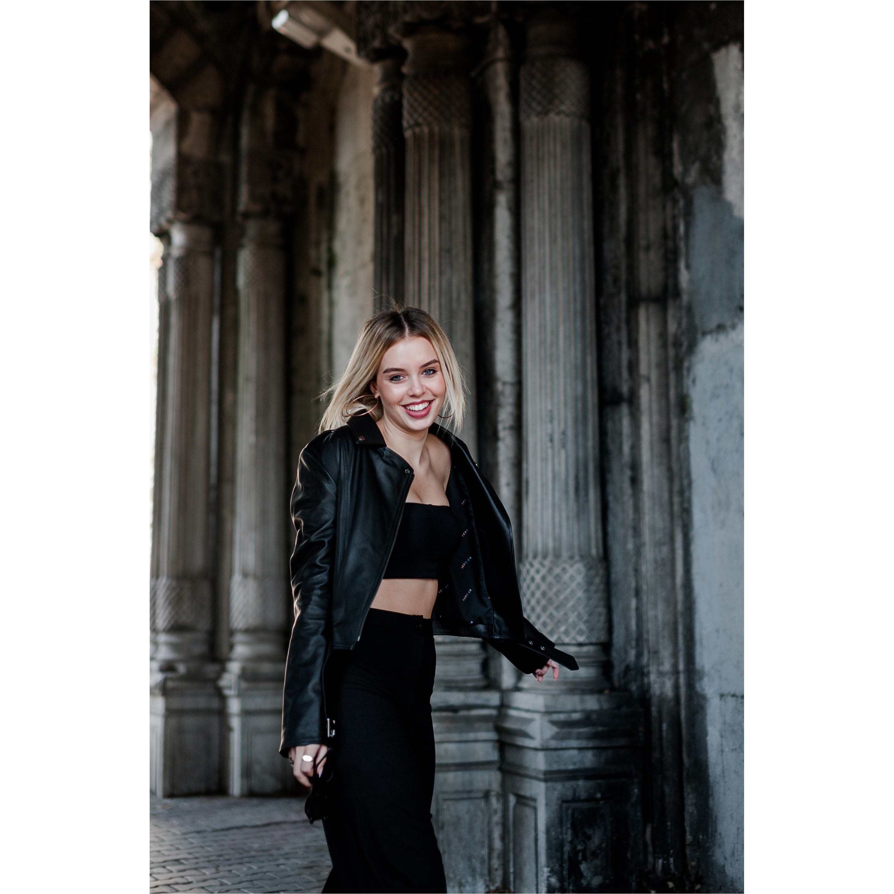Bıker Women's Leather Jacket