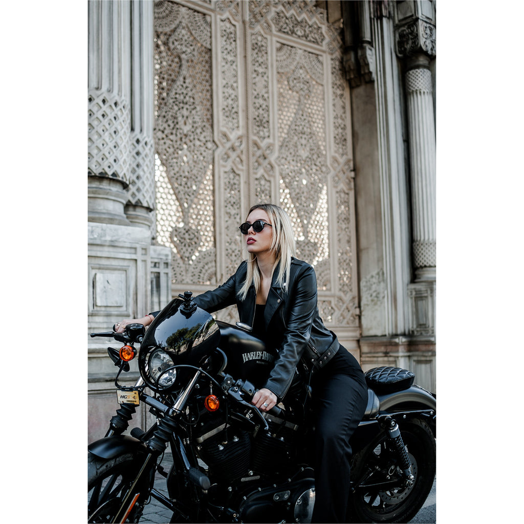 Bıker Women's Leather Jacket