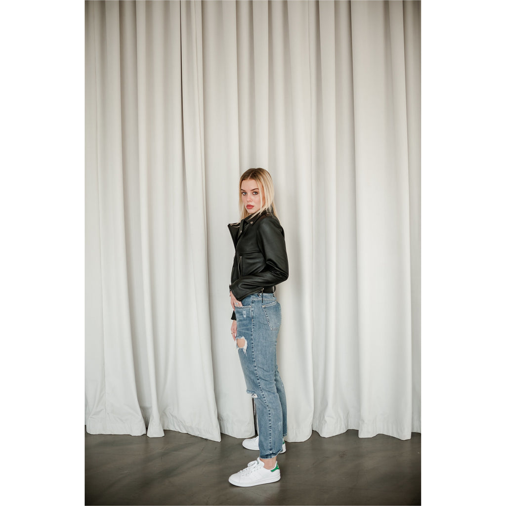 Bıker Women's Leather Jacket