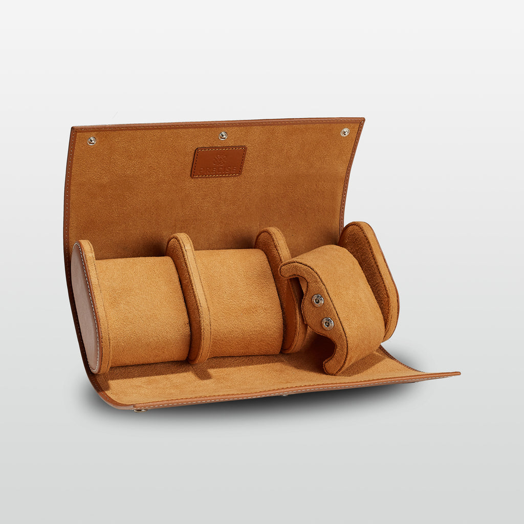 Watch Roll - 3 Slots - Tan
