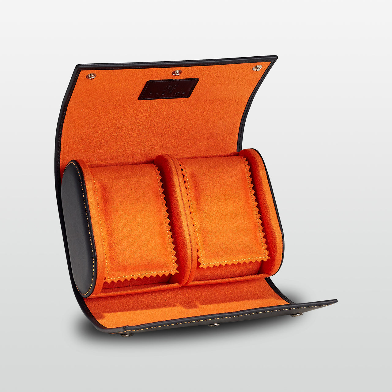 Watch Roll - 2 Slots - Black & Orange