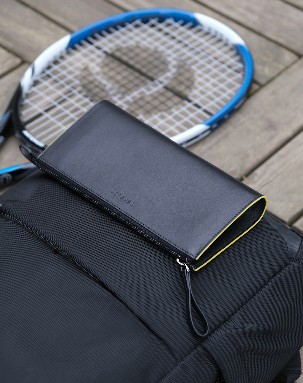 Essentials Bag  - Black & Yellow
